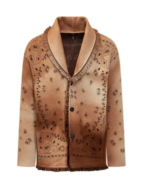 ALANUI Cardigan con Motivo Bandana  