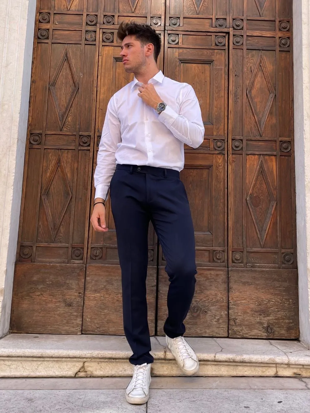 Camicia colletto italiano