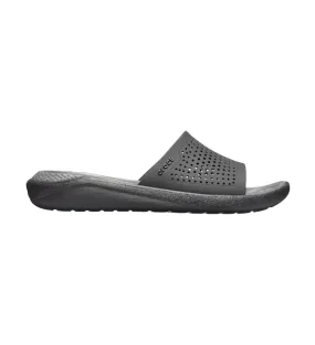 Crocs ciabatta da adulto LiteRide Slide 205183-0DD nero-grigio
