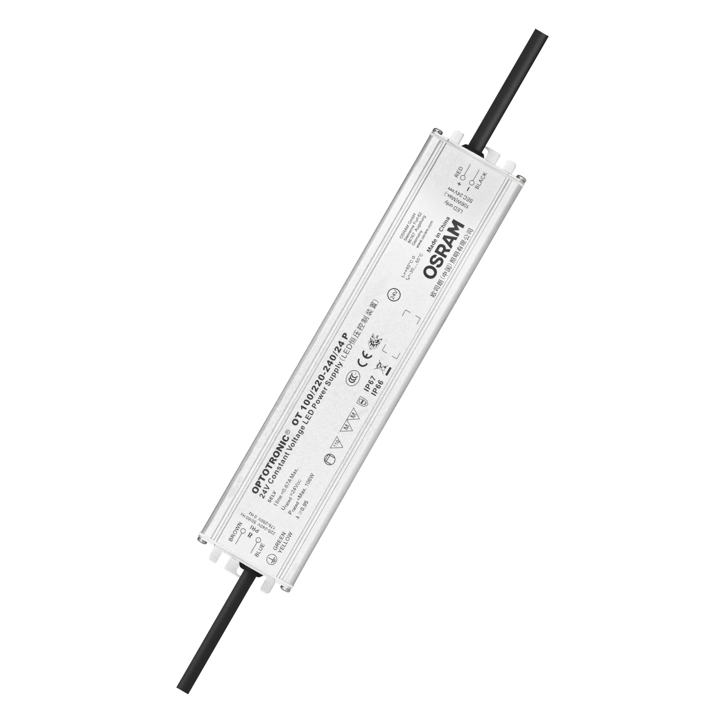 Driver LED Osram, 100W, IN 220 → 240V, OUT 24.2V