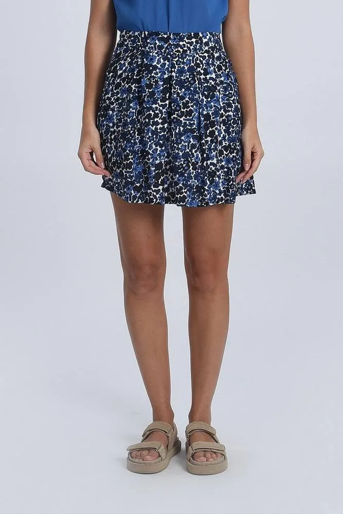 Ladies Woven Skirt - Gonna Mini Floreale