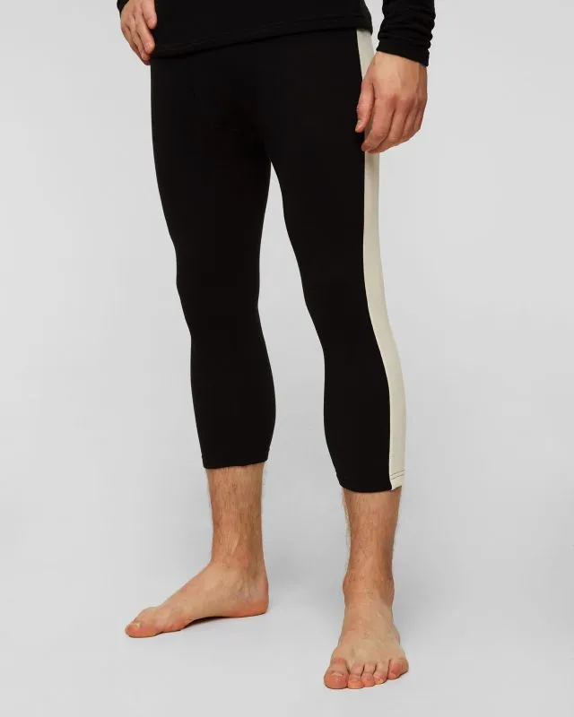 Pantaloni neri in lana da uomo We Norwegians Voss