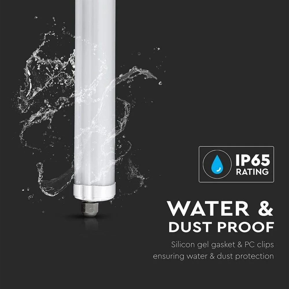 Plafoniera LED Impermeabile 48W 120LM/W G-Series 150cm 4000K IP65 V-TAC 216287
