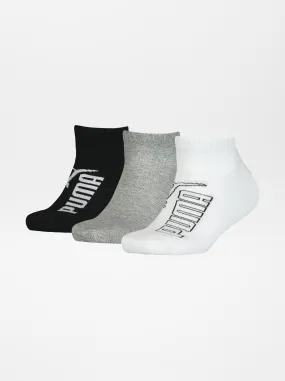 Set di 3 paia di calzini 'Puma' - BIANCO